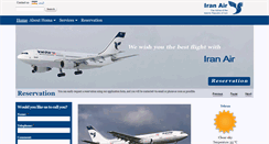 Desktop Screenshot of iranair.se